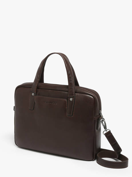 Porte Documents (main) Arthur & aston Marron leon 1 vue secondaire 1