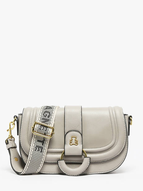 Sac Bandoulière Anneau Lulu castagnette Gris anneau YSABELLA