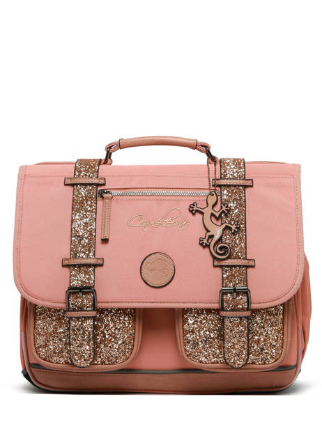 Cartable Enfant 2 Compartiments Cameleon Rose vintage fantasy CA38 vue secondaire 6