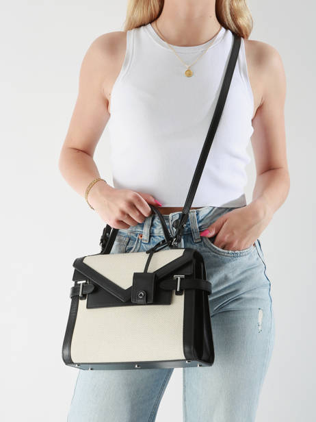 Sac Bandoulière Emily Garni Cuir Le tanneur Beige emily TEMI1015 vue secondaire 1