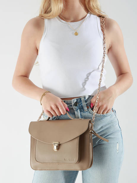 Sac Bandoulière La Suite Cuir Paul marius Beige la suite GEOR2SUI vue secondaire 1
