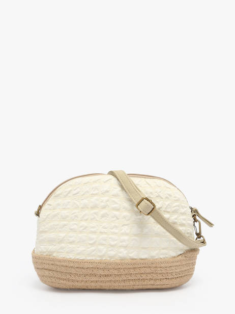 Sac Bandoulière Gaufrette Polyester Le voyage en panier Blanc gaufrette PM883 vue secondaire 4