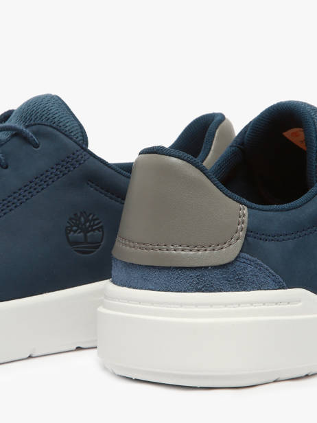 Sneakers Bay Low Lace En Cuir Timberland Bleu men 292C2881 vue secondaire 2