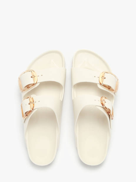 Mules Arizona Big Buckle Birkenstock Beige women 1029651 vue secondaire 3
