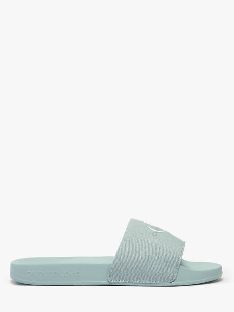 Claquettes Calvin klein jeans Bleu women 183501H vue secondaire 1