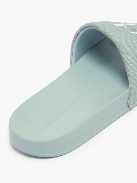 Claquettes Calvin klein jeans Bleu women 183501H vue secondaire 3