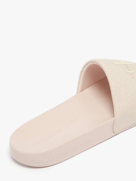Claquettes Calvin klein jeans Rose women 1835VIC vue secondaire 2