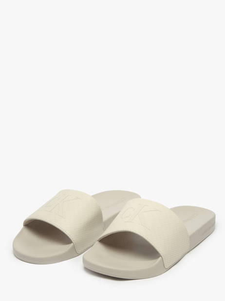 Claquettes Calvin klein jeans Beige men 1269ACF vue secondaire 1