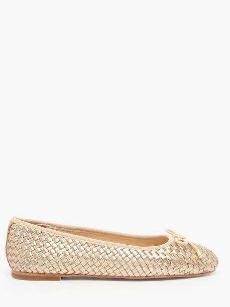 Ballerines En Cuir Inuovo Or women A92002