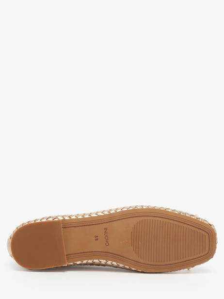 Ballerines En Cuir Inuovo Or women A92002 vue secondaire 5