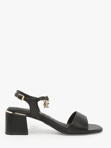 Sandales à Talon En Cuir Tamaris Noir women 44