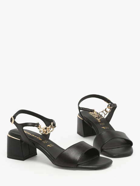 Sandales à Talon En Cuir Tamaris Noir women 44 vue secondaire 1