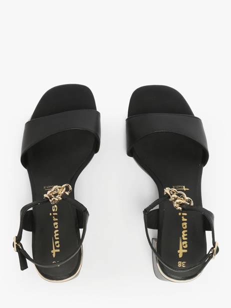 Sandales à Talon En Cuir Tamaris Noir women 44 vue secondaire 3