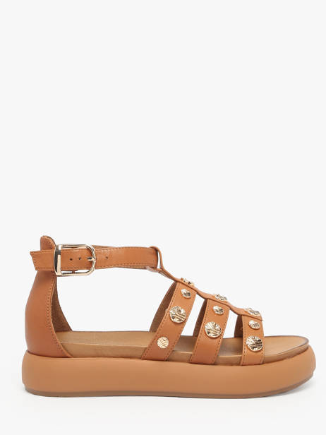 Sandales En Cuir Inuovo Marron women A96039