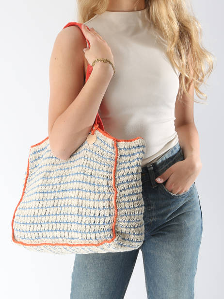 Sac Porté épaule Over The Rainbow Coton Le voyage en panier Bleu over the rainbow PM870 vue secondaire 1
