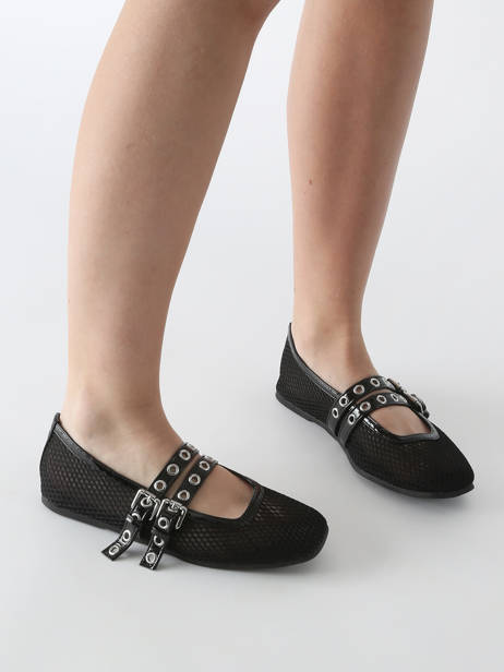 Ballerines Colors of california Noir women CPATTY07 vue secondaire 1