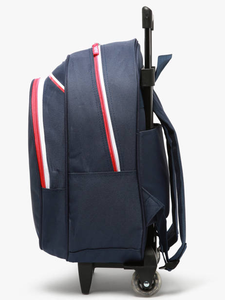 Sac A Dos à Roulettes 1 Compartiment Paris st germain Bleu psg 23AP204R vue secondaire 2