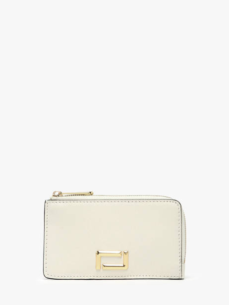 Porte-cartes Angèle Cuir Lancel Beige angele A13158