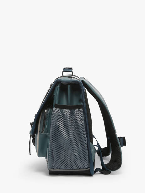 Cartable Vintage North Cameleon Bleu vintage north CA38 vue secondaire 2