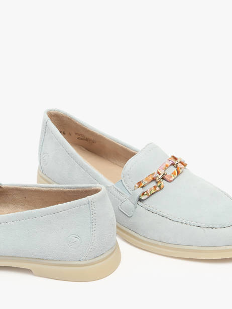 Mocassins En Cuir Remonte Bleu women 12 vue secondaire 2