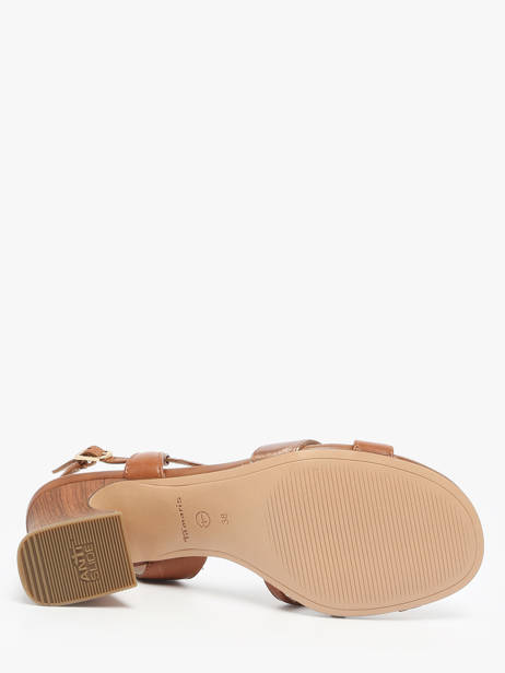 Sandales à Talon En Cuir Tamaris Marron women 44 vue secondaire 4