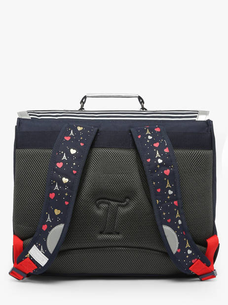Cartable 2 Compartiments Tann's Bleu les fantaisies f 41321 vue secondaire 4