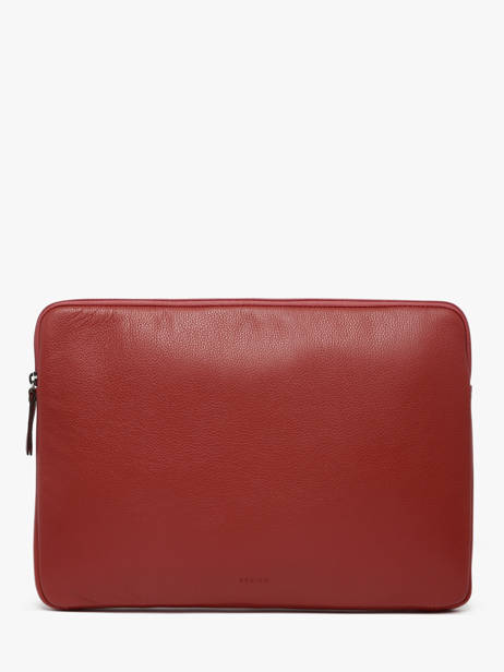 Housse Ordinateur Flandres Pc 15'' Cuir Etrier Rouge flandres EFLA8835