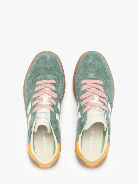 Sneakers Goal En Cuir Coolway Vert men 8663458 vue secondaire 4