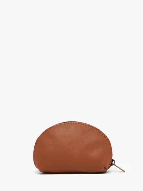 Porte-monnaie Cuir Katana Marron marina 753007 vue secondaire 2