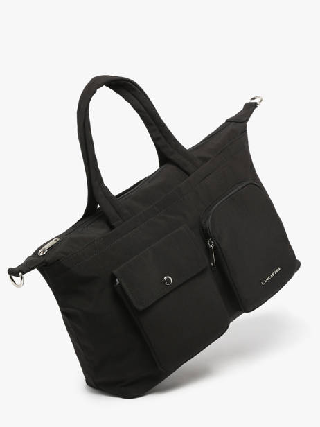 Sac à Main Basic Pocket Polyester Lancaster Noir basic pocket 93 vue secondaire 2