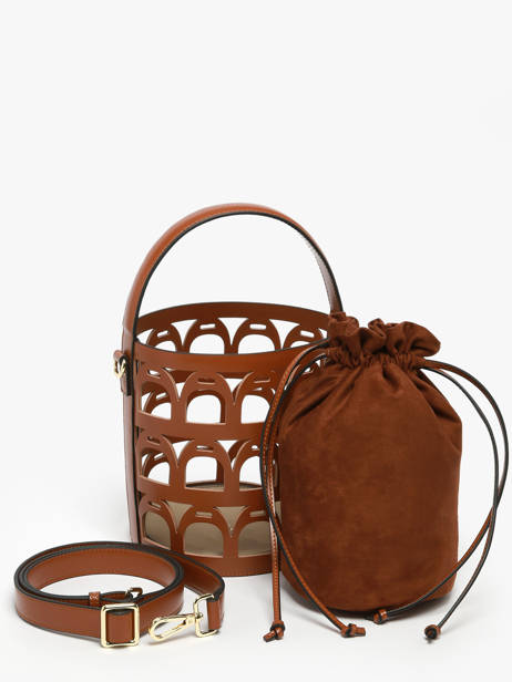 Sac Seau Epona Cuir Etrier Marron epona EEPO136M vue secondaire 3