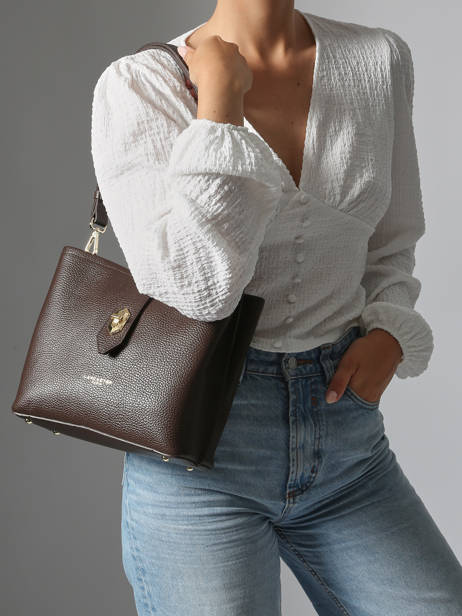 Sac Bandoulière Top Double Lancaster Marron top double 62 vue secondaire 1