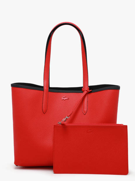 Sac Cabas Anna Reversible Lacoste Bleu anna 18SAXPG6 vue secondaire 2