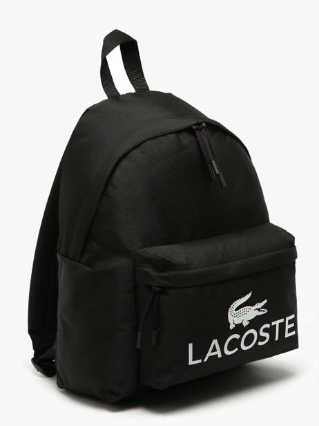 Sac à Dos Lacoste Noir zt NU5182ZT vue secondaire 2
