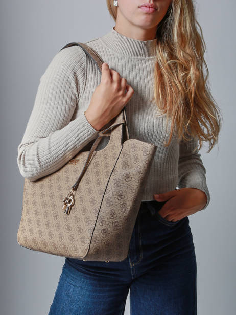 Shoulder Bag Calista Guess Brown calista SG733422 other view 1