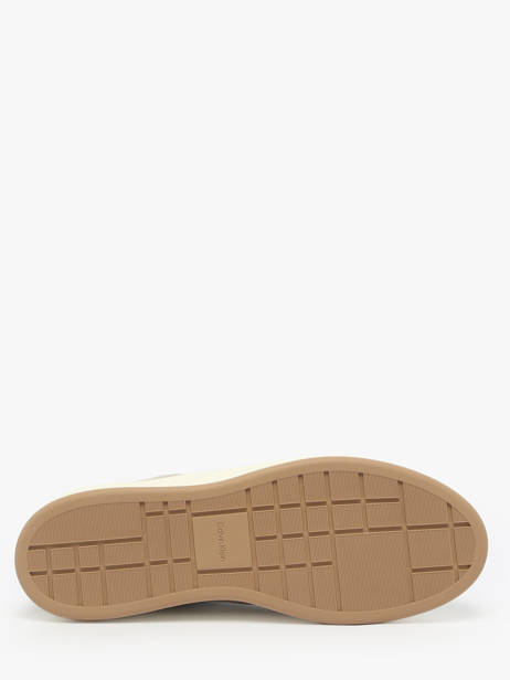 Sneakers En Cuir Calvin klein jeans Blanc men YM01354 vue secondaire 5