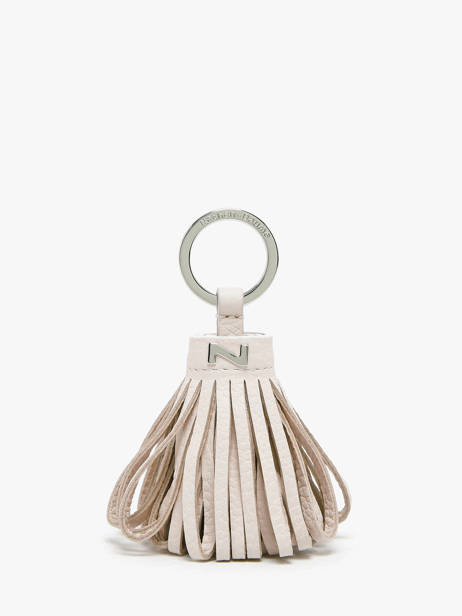 Leather Dahlia Key Chain Nathan baume Beige original n 100100N