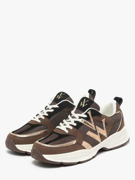 Sneakers Vanessa wu Marron women BK2811CH vue secondaire 2