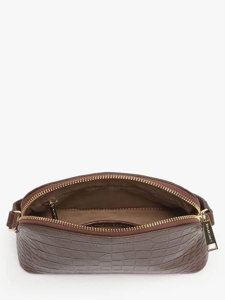 Sac Bandoulière Exo Cuir Lancaster Marron exo 113 vue secondaire 3
