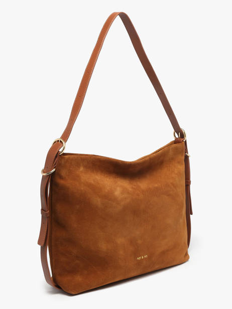Sac Porté épaule Moreen Cuir Daim Nat et nin Marron vintage MOREEN vue secondaire 2