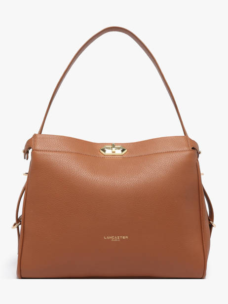 Sac Porté épaule Mademoiselle Romy Cuir Lancaster Marron mademoiselle romy 106