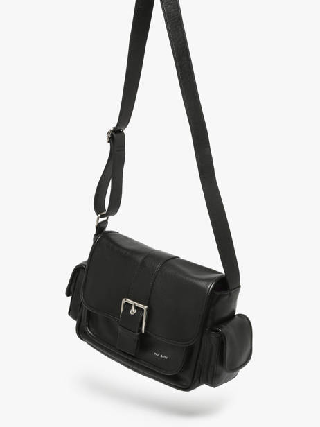 Leather Joy Shoulder Bag Nat et nin Black vintage JOY other view 2