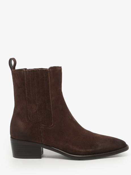 Bottines En Cuir Inuovo Marron women E07001