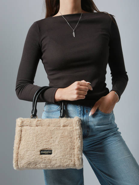 Sac à Main Moumoute Lancaster Beige moumoute 55 vue secondaire 1