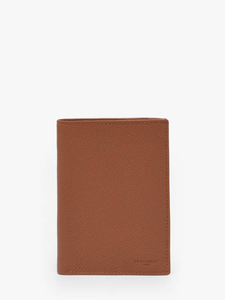 Portefeuille L Vertical Zippé Charles Cuir Le tanneur Marron charles TCHA3312