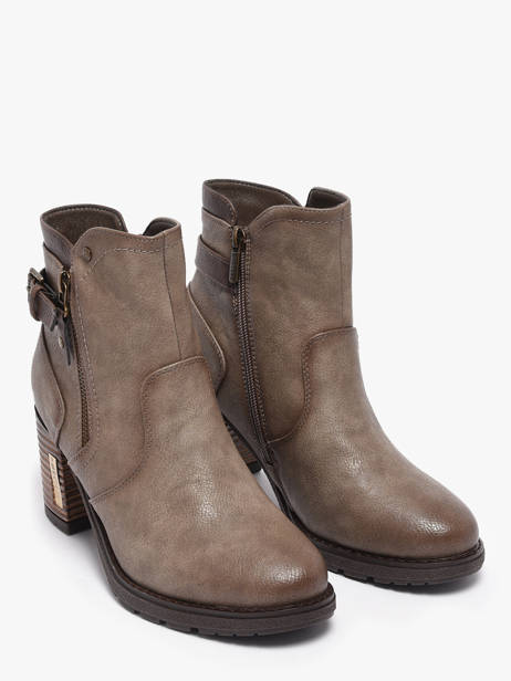 Bottines à Talon Mustang Beige women M0182004 vue secondaire 1