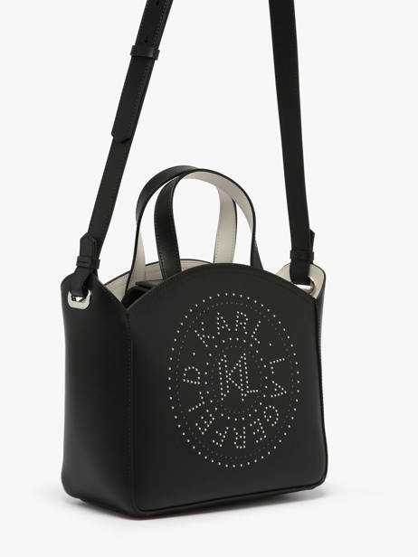 Sac à Main K Circle Studs Cuir Karl lagerfeld Noir k circle A4W30070 vue secondaire 1