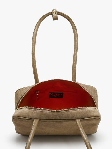 Shoulder Bag Velvet Caviar Leather Milano Brown velvet caviar VC25093 other view 3