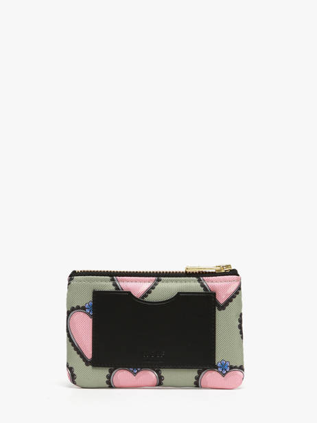 Porte-monnaie Wouf Vert glow PW250010 vue secondaire 2