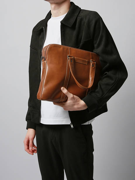 Porte-documents Arthur Arthur & aston Marron johany 6 vue secondaire 1